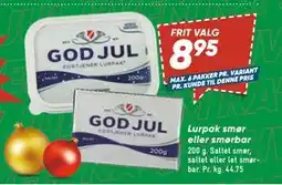 Bilka Lurpak smør eller smørbar tilbud