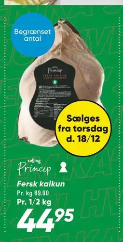 Bilka Fersk kalkun tilbud