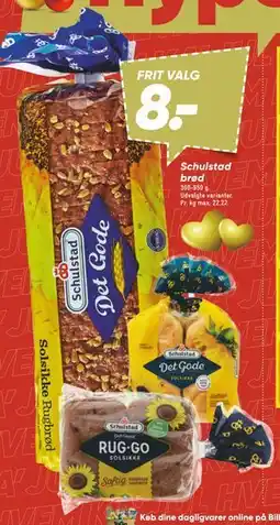Bilka Schulstad brød tilbud