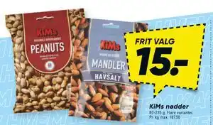 Bilka KiMs nødder tilbud