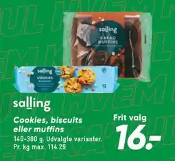 Bilka Cookies, biscuits eller muffins tilbud