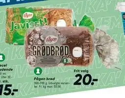 Bilka Pågen brød tilbud