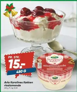 Bilka Arla Karolines Køkken risalamande tilbud