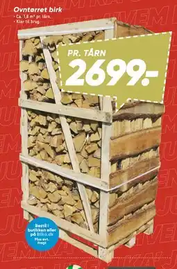 Bilka Ovntørret birk tilbud