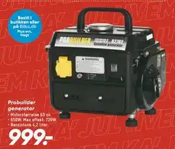 Bilka Probuilder generator tilbud