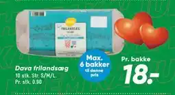Bilka Dava frilandsæg tilbud
