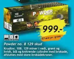 Bilka Powder no. 8 129 skud tilbud