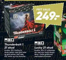 Bilka Thunderbolt 1 21 skud tilbud