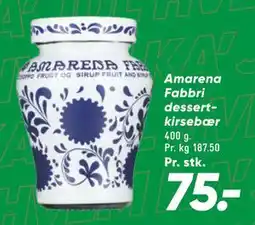 Bilka Amarena Fabbri dessertkirsebær tilbud