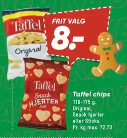 Bilka Taffel chips tilbud