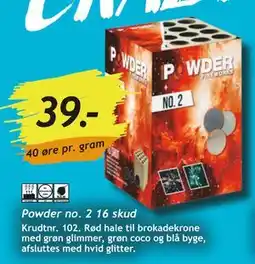 Bilka Powder no. 2 16 skud tilbud