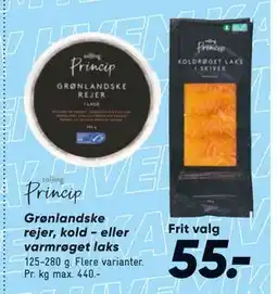 Bilka Grønlandske rejer, kold - eller varmrøget laks tilbud