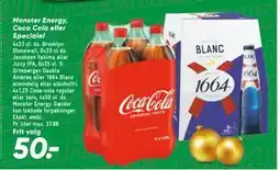 Bilka Monster Energy, Coca Cola eller Specialøl tilbud