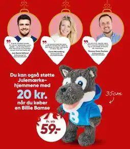 Bilka Billie Bamse tilbud