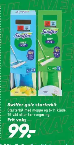 Bilka Swiffer gulv starterkit tilbud