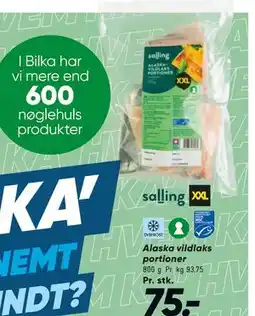 Bilka Alaska vildlaks portioner tilbud