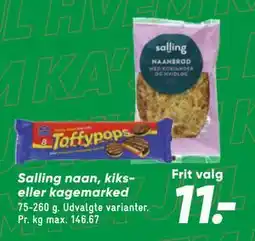 Bilka Salling naan, kiks- eller kagemarked tilbud