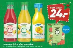 Bilka Innocent juice eller smoothie tilbud