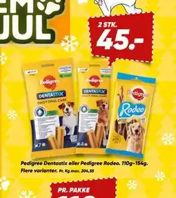 Bilka Pedigree Dentastix eller Pedigree Rodeo tilbud