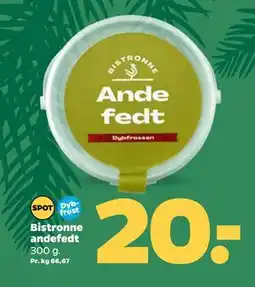 Netto Bistronne andefedt tilbud