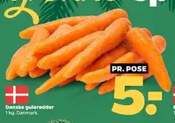 Netto Danske gulerødder tilbud