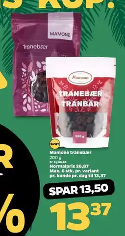 Netto Mamone tranebær tilbud