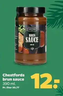 Netto Chestfords brun sauce tilbud