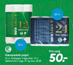 Bilka Kæmpekøb papir tilbud