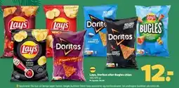 Netto Lays, Doritos eller Bugles chips tilbud