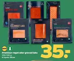 Netto Premieur røget eller gravad laks tilbud