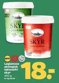 Netto Løgismose økologisk laktosefri skyr tilbud