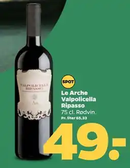 Netto Le Arche Valpolicella Ripasso tilbud