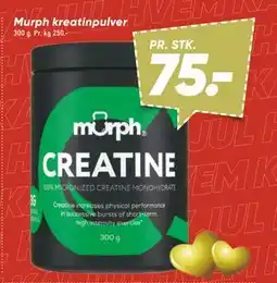 Bilka Murph kreatinpulver tilbud