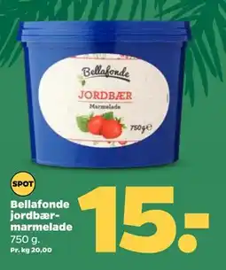 Netto Bellafonde jordbærmarmelade tilbud