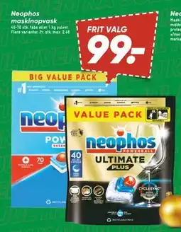 Bilka Neophos maskinopvask tilbud