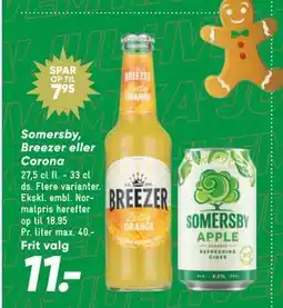 Bilka Somersby, Breezer eller Corona tilbud