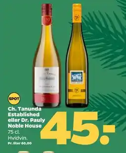 Netto Ch. Tanunda Established eller Dr. Pauly Noble House tilbud
