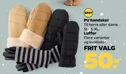 Netto PU handsker tilbud