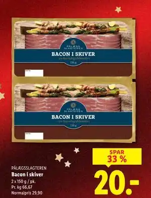 Lidl Bacon i skiver tilbud