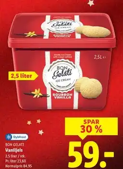 Lidl Vaniljeis tilbud
