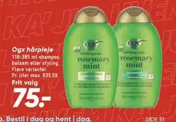 Bilka Ogx hårpleje tilbud