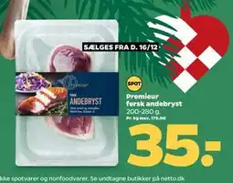 Netto Premieur fersk andebryst tilbud