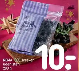REMA 1000 REMA 1000 svesker uden sten 200 g tilbud