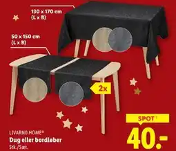 Lidl Dug eller bordløber tilbud