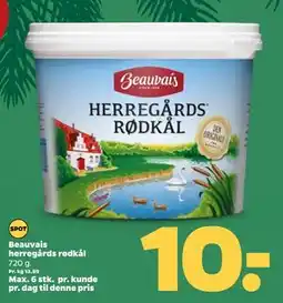 Netto Beauvais herregårds rødkål tilbud