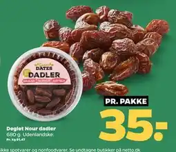 Netto Deglet Nour dadler tilbud