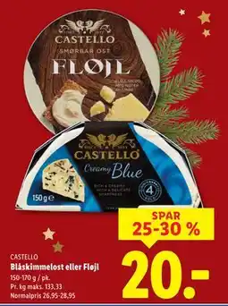 Lidl Blåskimmelost eller Fløjl tilbud