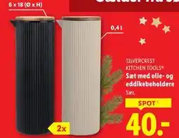 Lidl Sæt med olie- og eddikebeholdere tilbud