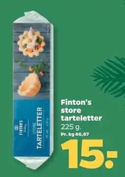 Netto Finton's store tarteletter tilbud