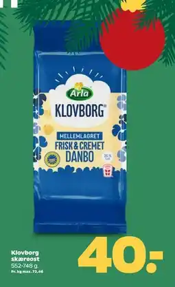 Netto Klovborg skæreost tilbud